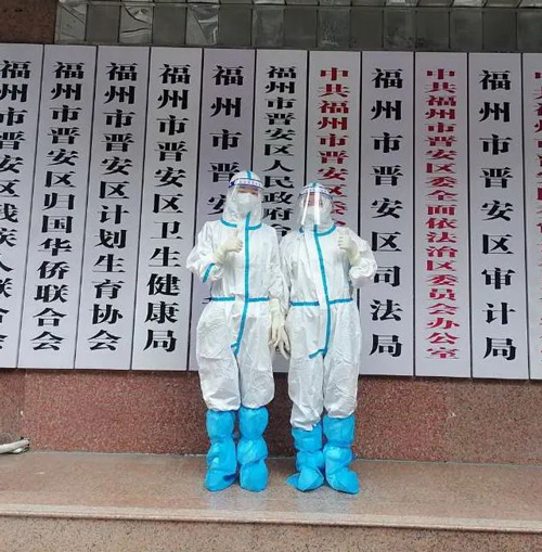 福州美萊全力支援一線大規(guī)模核酸采樣！